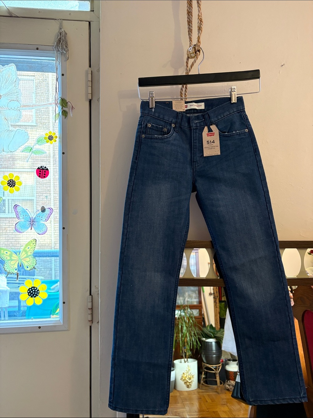 Levi's Kids Straight-Leg Jeans in Deep Blue